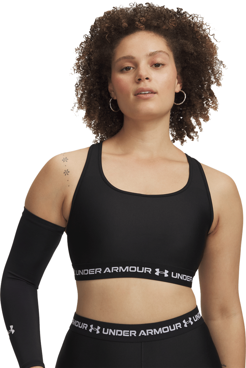 Under Armour Women's UA Crossback Mid Bra Ultimate Black
