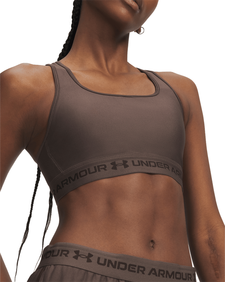 Under Armour Women's UA Crossback Mid Bra Peppercorn Under Armour