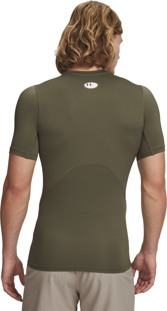 Under Armour Men's UA HG Armour Comp Short Sleeve Marine Od Green Under Armour