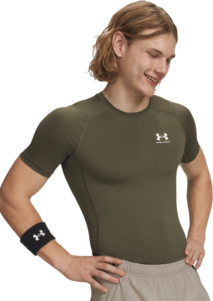 Under Armour Men's UA HG Armour Comp Short Sleeve Marine Od Green Under Armour