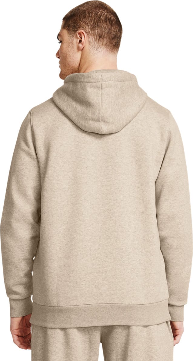 Under Armour Men's UA Essential Fleece Hoodie Timberwolf Taupe Under Armour Under Armour Men's UA Essential Fleece Hoodie Timberwolf Taupe Under Armour