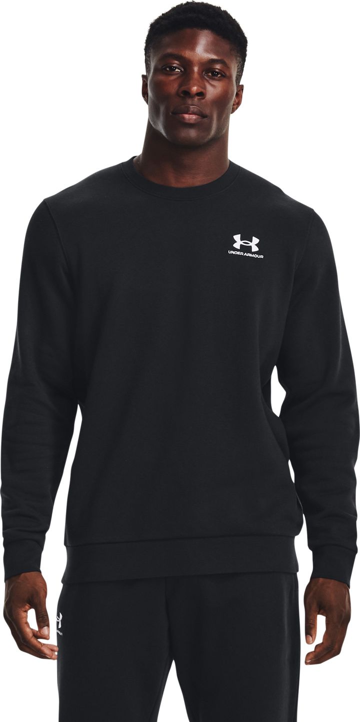 Under Armour Men's UA Essential Fleece Crew Black Under Armour