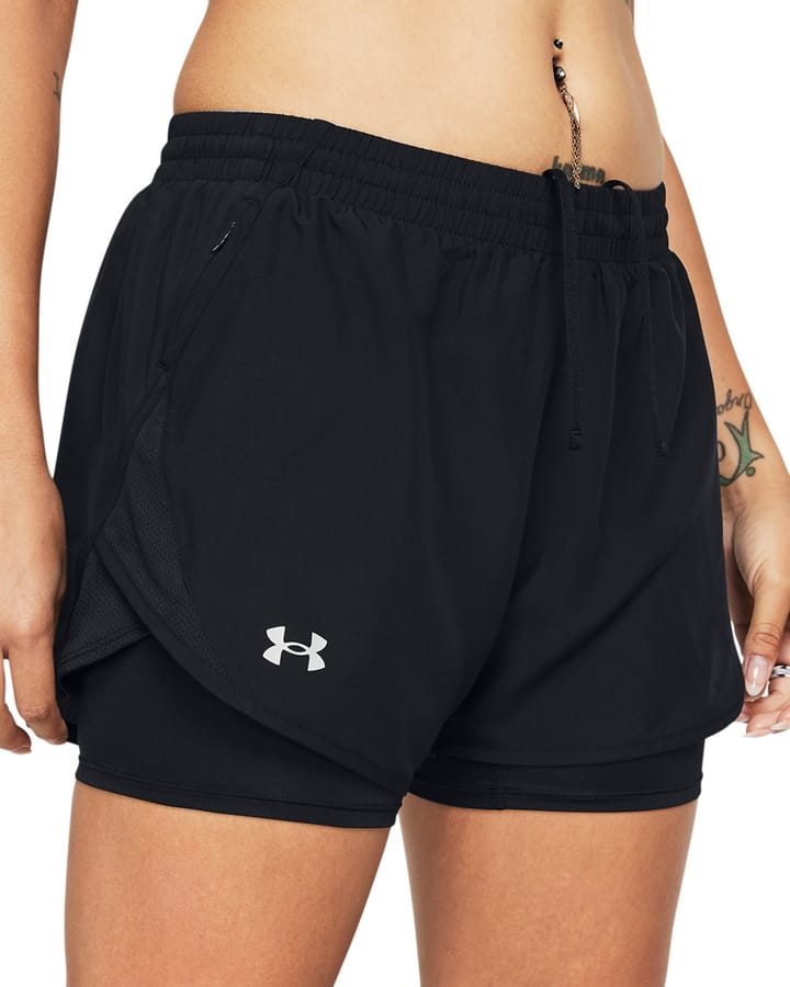 Under Armour Women's Ua Fly By 2in1 Short Black Under Armour