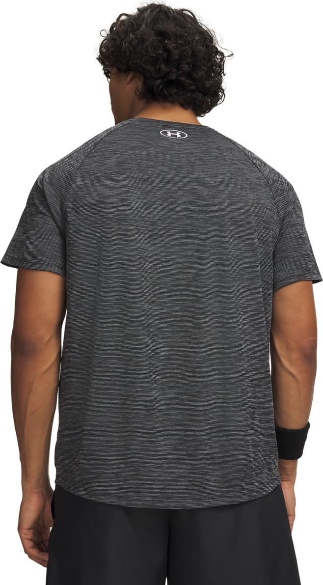 Under Armour Men's UA Tech Textured Short Sleeve Downpour Gray Under Armour