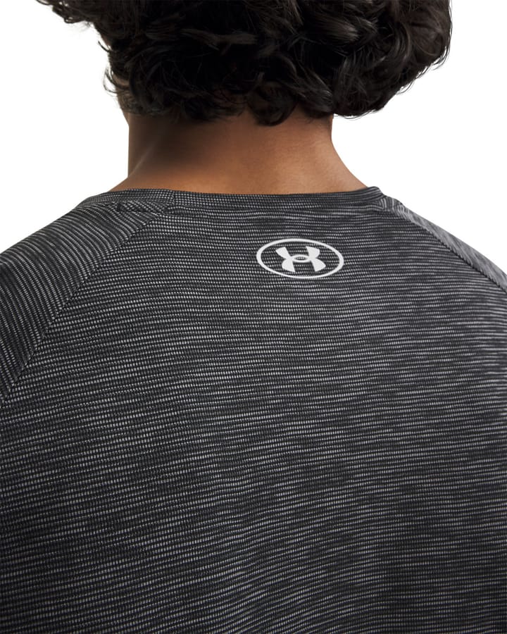 Under Armour Men's UA Tech Textured Short Sleeve Downpour Gray Under Armour