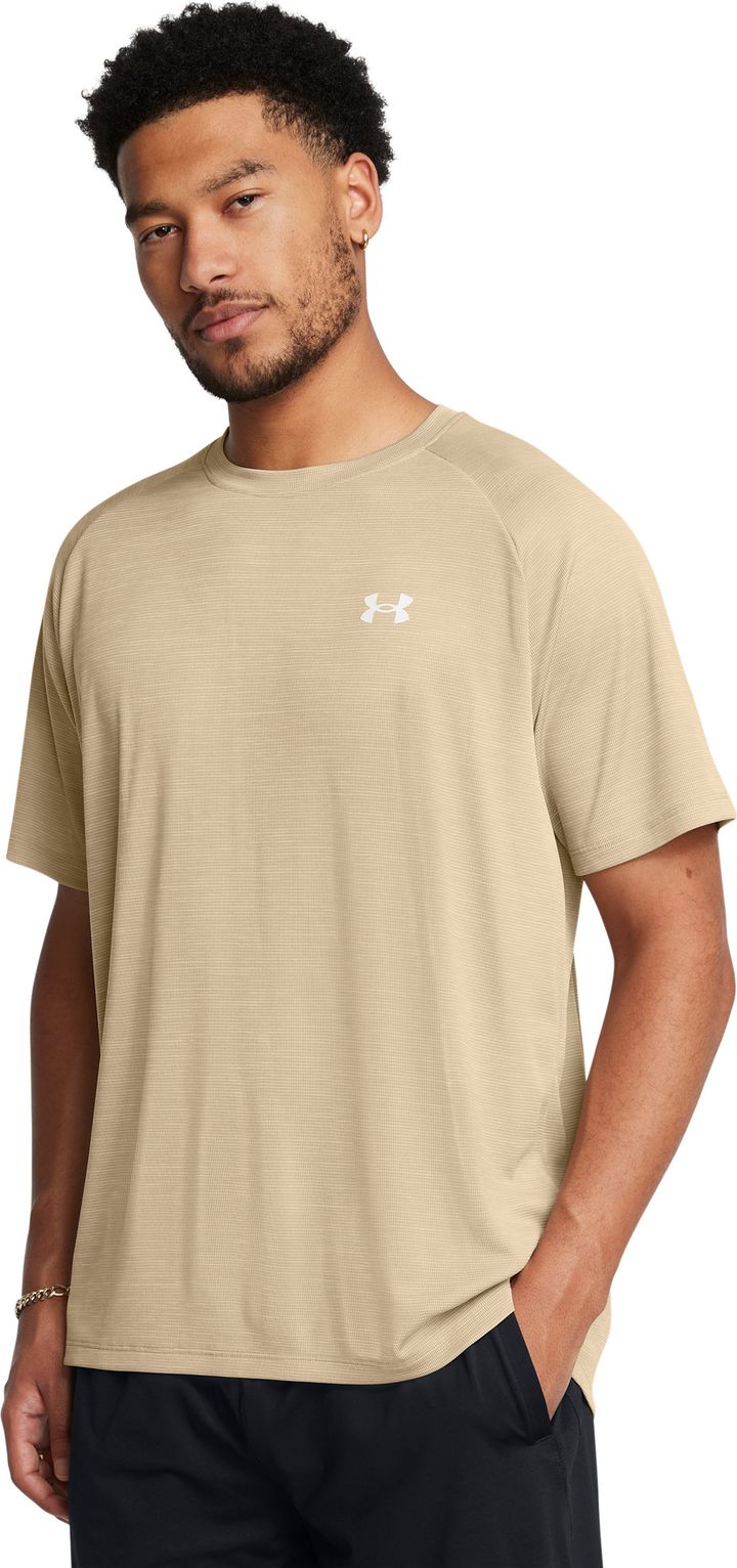 Under Armour Men's UA Tech Textured Short Sleeve Grove Green Under Armour Under Armour Men's UA Tech Textured Short Sleeve Grove Green Under Armour