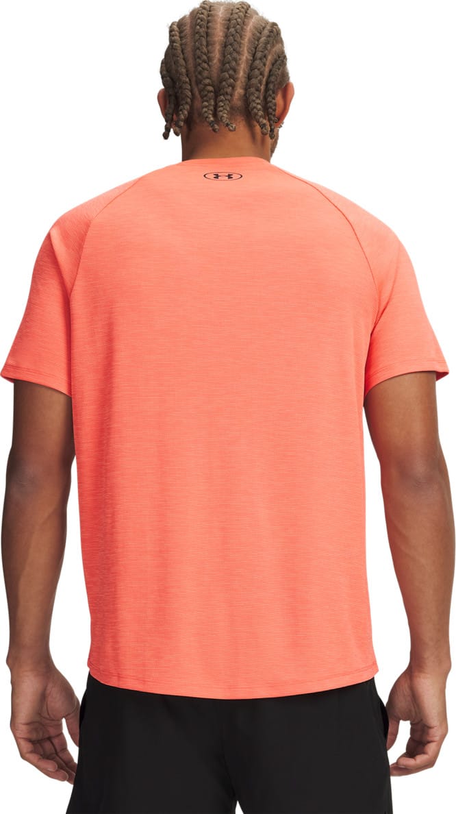 Under Armour Men's UA Tech Textured Short Sleeve Venom Red Under Armour