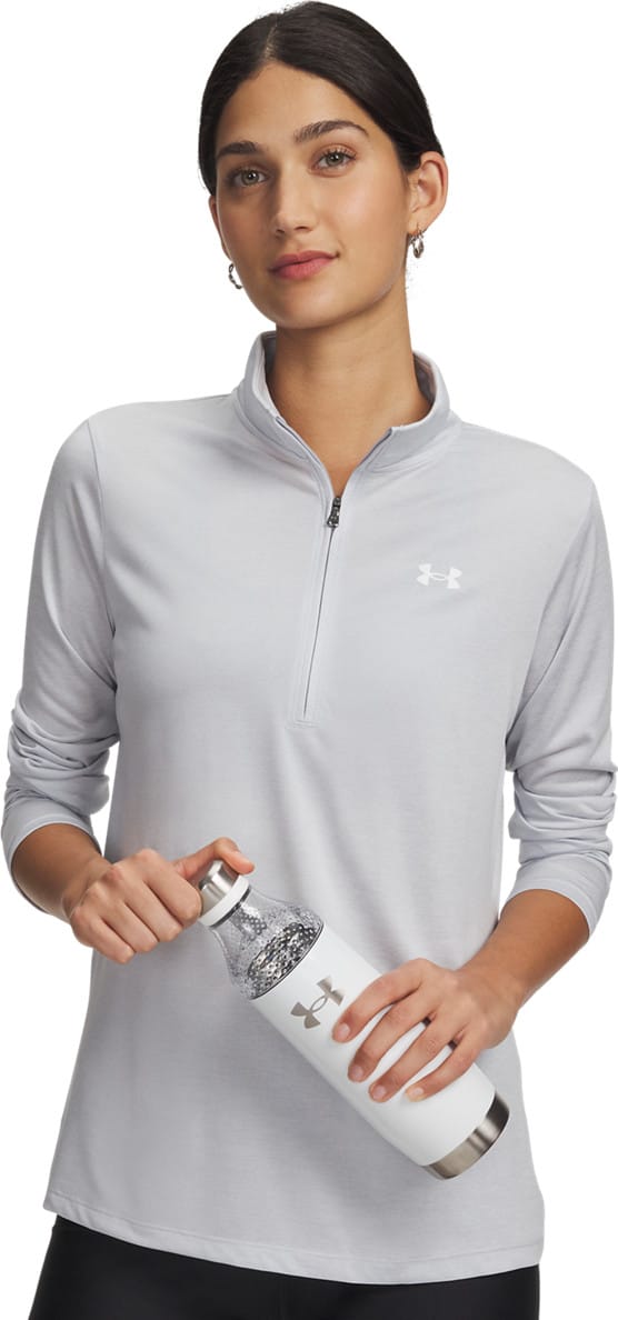 Under Armour Women's UA Tech™ Twist ½ Zip Gray Under Armour