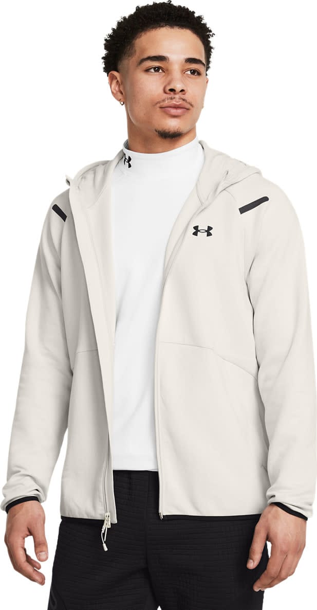 Men's UA Unstoppable Fleece Full-Zip Hoodie Anthracite Under Armour
