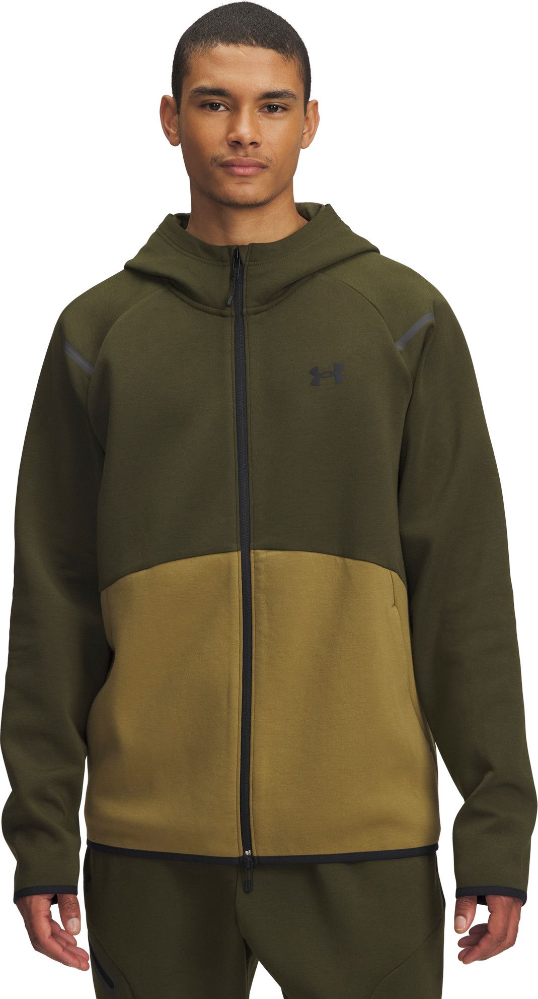 Under Armour Men's UA Unstoppable Fleece Full-Zip Hoodie Expedition Green