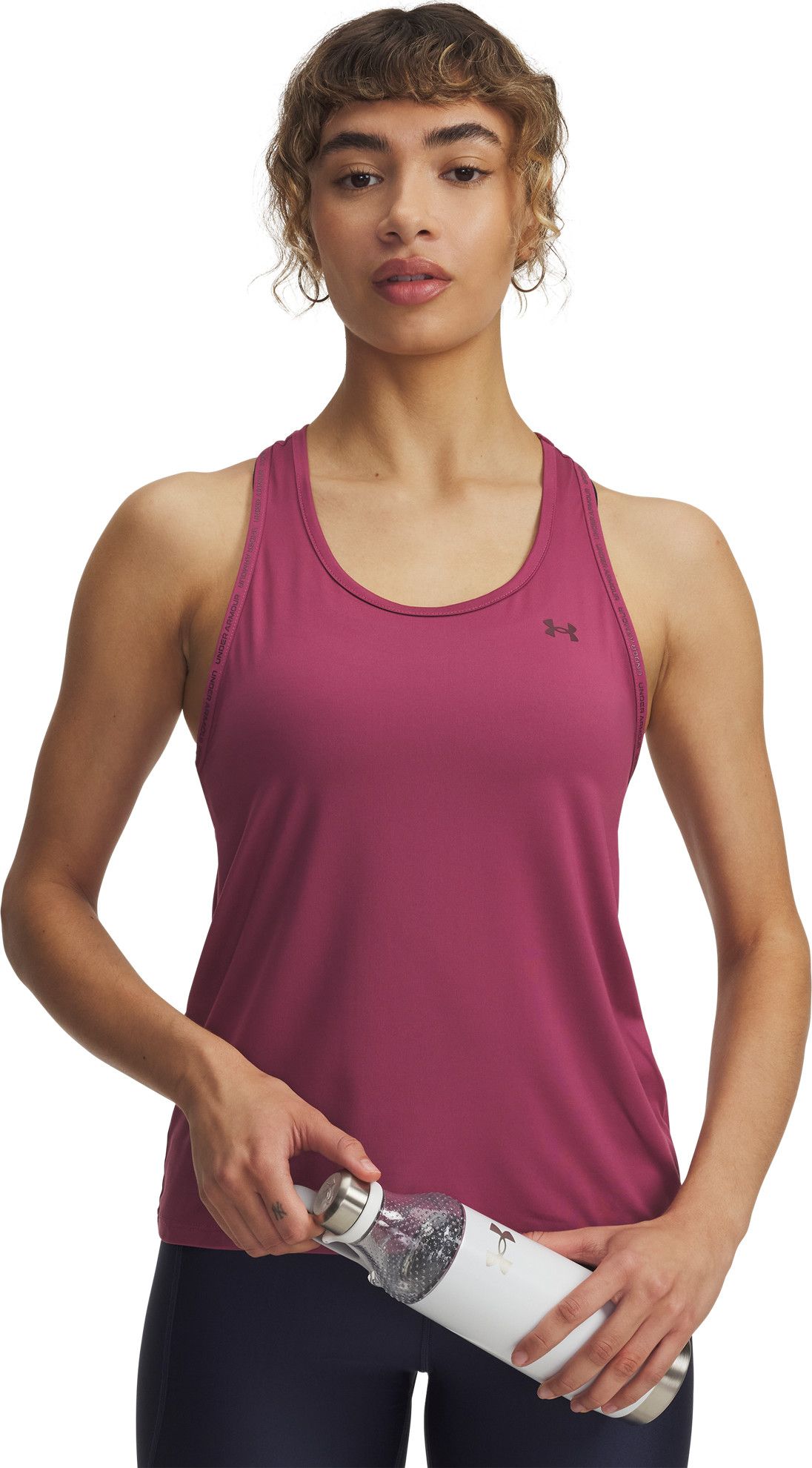 Under Armour Women's UA Tech™ Knockout Tank Fuchsia Dusk