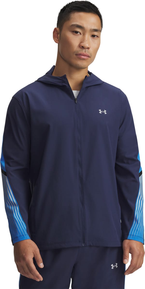 Under Armour Men's Ua Velociti Storm Hooded Jacket Washed Navy Under Armour Under Armour Men's Ua Velociti Storm Hooded Jacket Washed Navy Under Armour