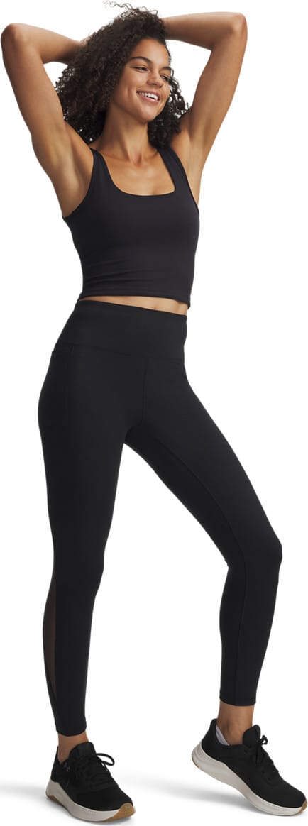 Under Armour Women's Motion Mesh Ankle Legging Black Under Armour