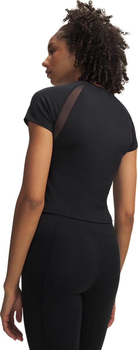 Under Armour Women's Motion Mesh Short Sleve Black Under Armour