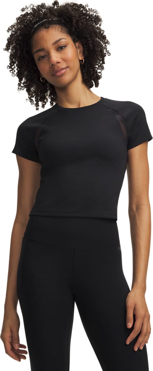 Under Armour Women's Motion Mesh Short Sleve Black Under Armour