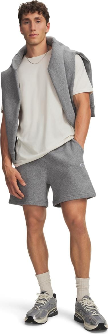 Under Armour Men's UA Rival Fleece Shorts Castlerock Light Heather Under Armour