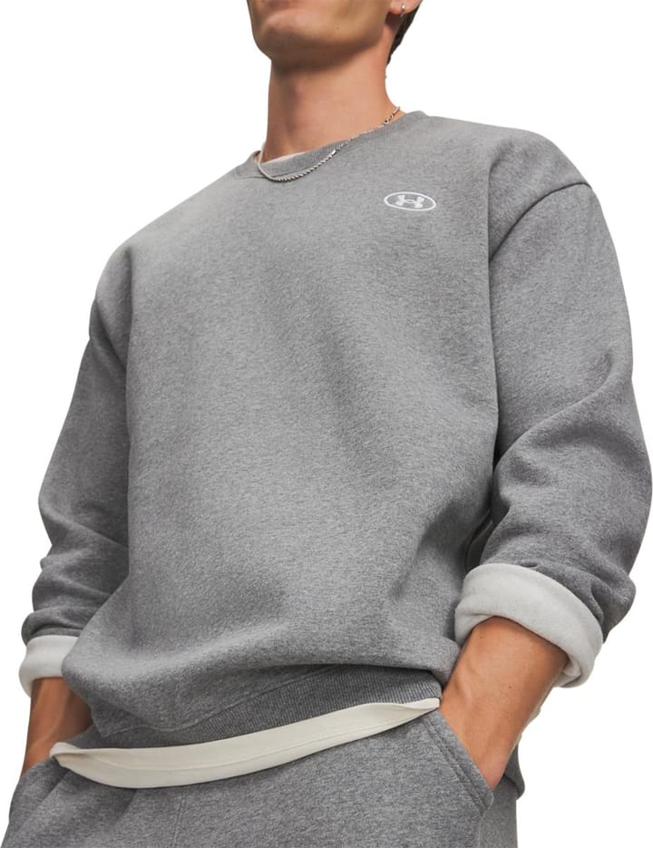 Under Armour Men's UA Rival Fleece Crew Castlerock Light Heather Under Armour