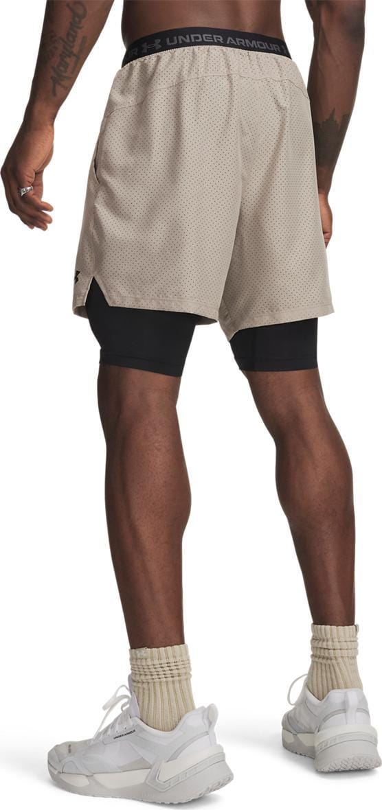 Under Armour Men's UA Vanish Woven 2-in-1 Shorts 2.0  Timberwolf Taupe Under Armour