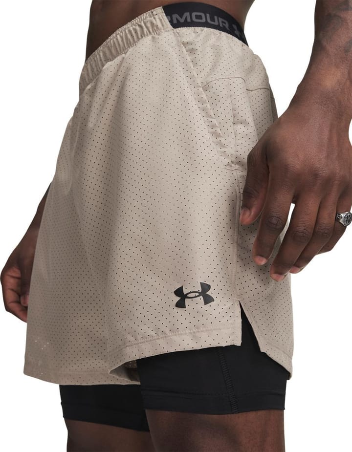 Under Armour Men's UA Vanish Woven 2-in-1 Shorts 2.0  Timberwolf Taupe Under Armour