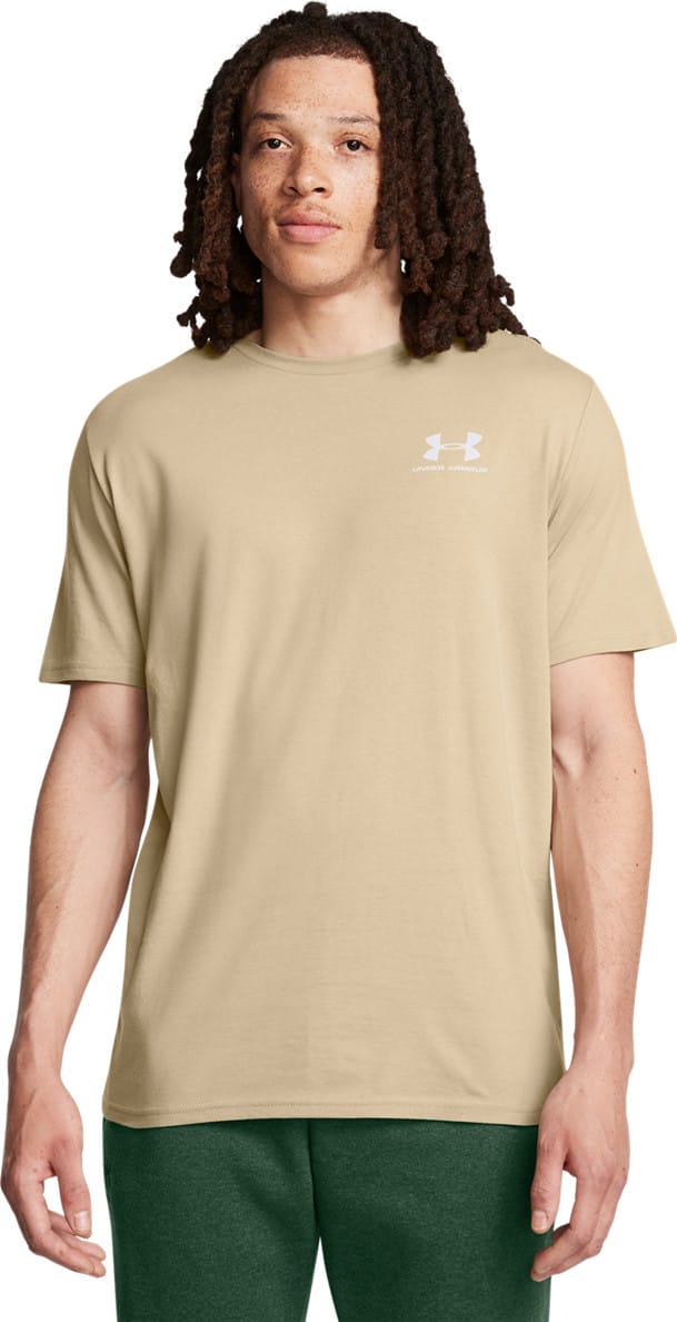 Under Armour Men's Sportstyle Left Chest Shortsleeve City Khaki/White Under Armour