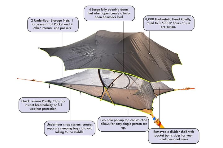 Tentsile Safari Connect Tree Tent 3.1 Brown Biege Tentsile