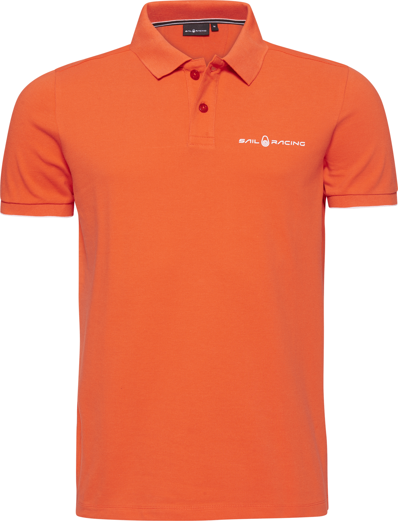 Men's Bowman Logo Polo Orange Spring