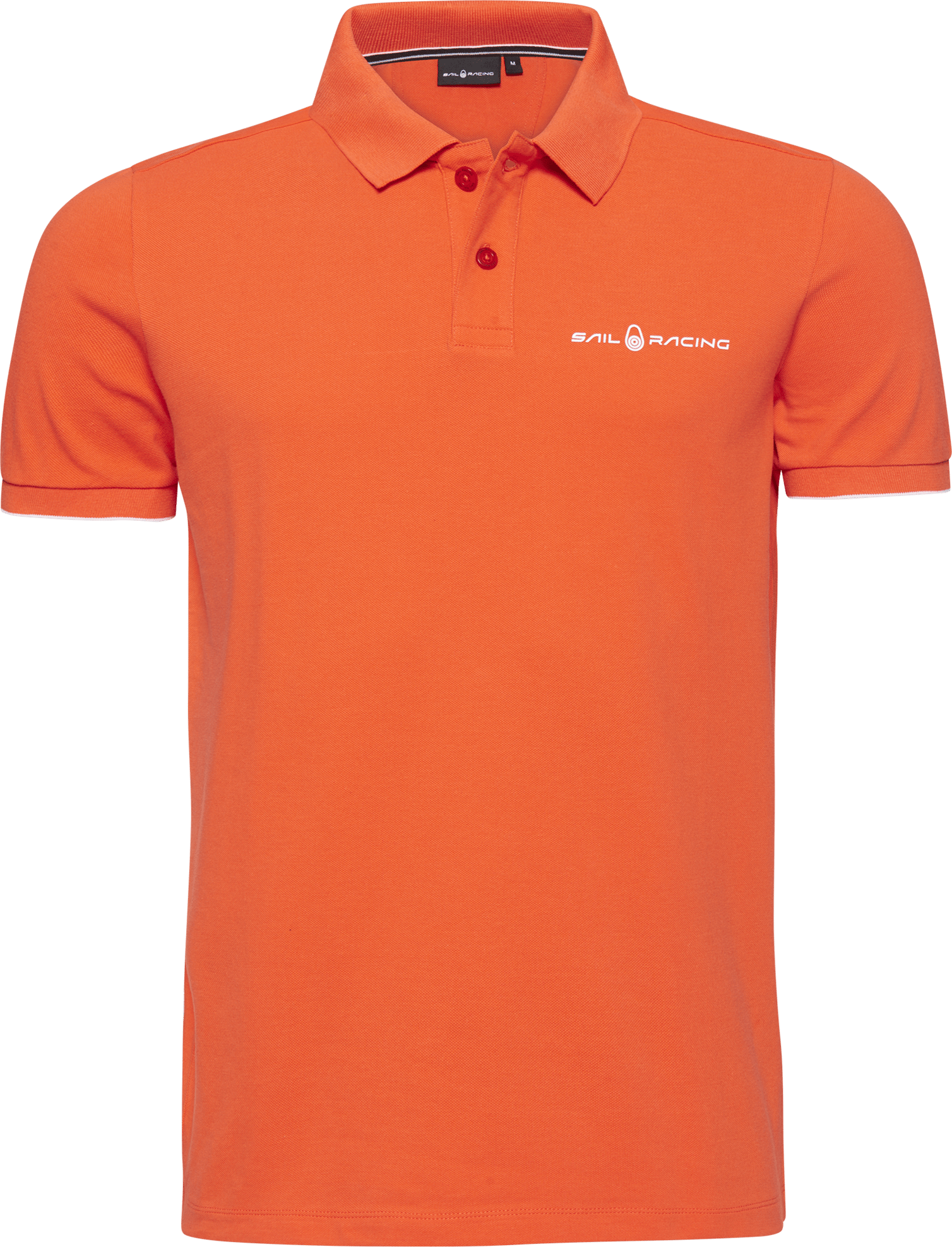 Sail Racing Men's Bowman Logo Polo Orange Spring