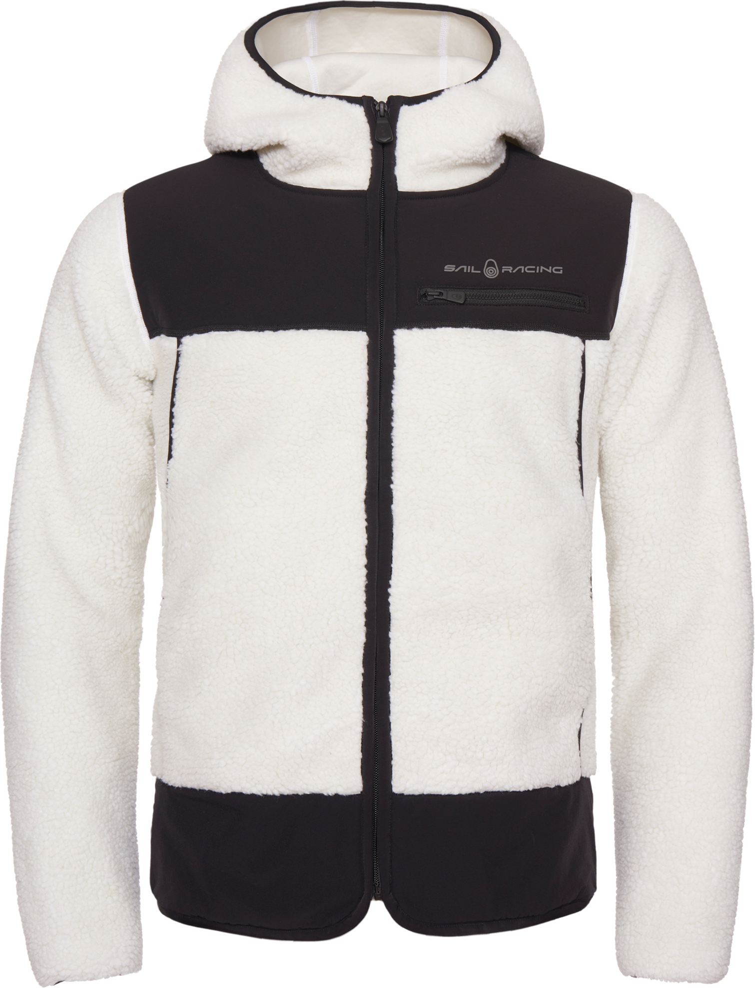 Sail Racing Women's Gale Pile Zip Hood Storm White