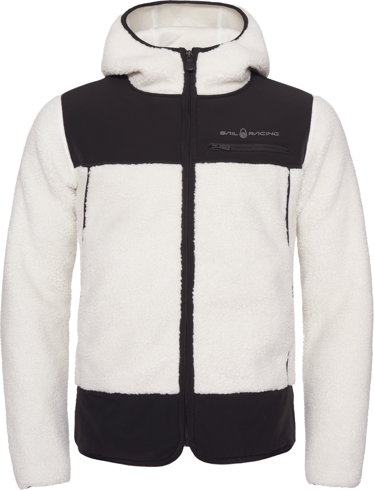 Sail Racing Women's Gale Pile Zip Hood Storm White