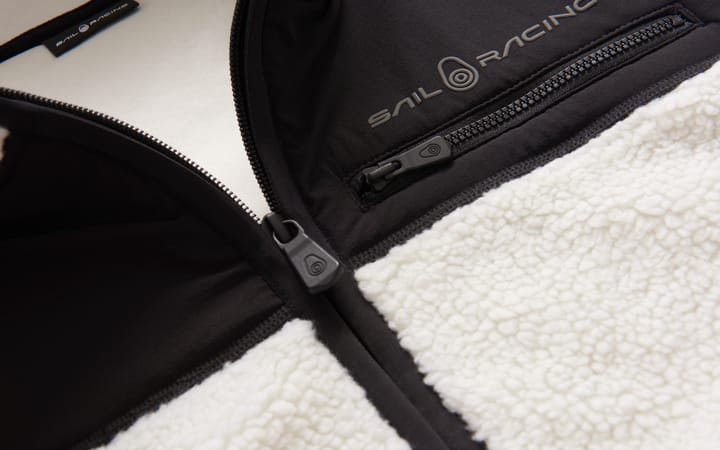 Sail Racing Women's Gale Pile Zip Hood Storm White Sail Racing