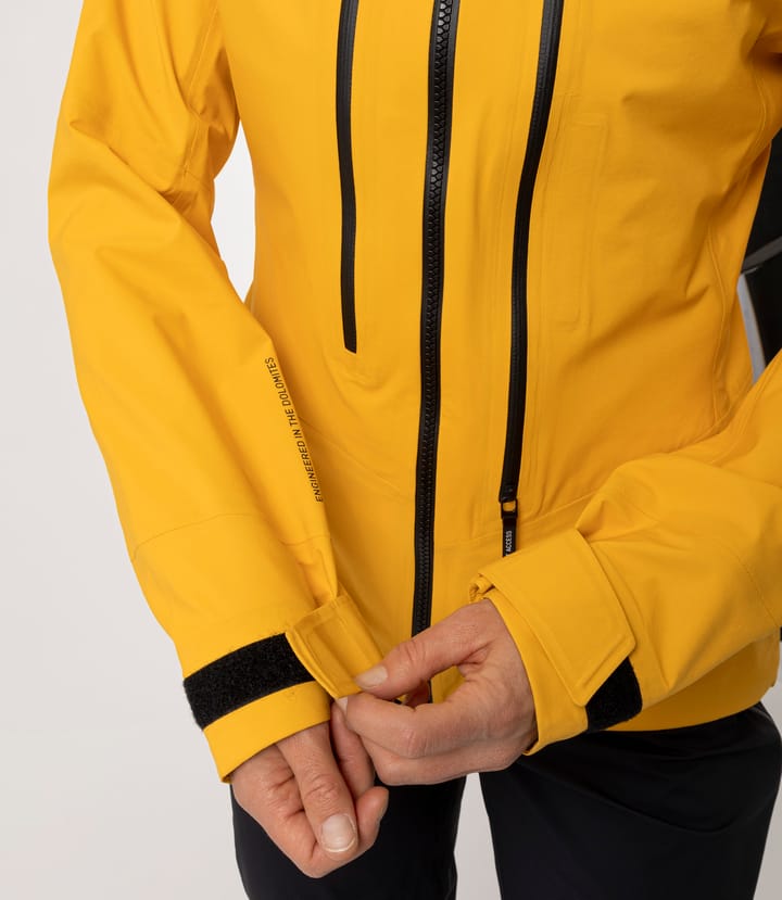 Women's Ortles 3L Powertex Jacket Yellow Gold Salewa