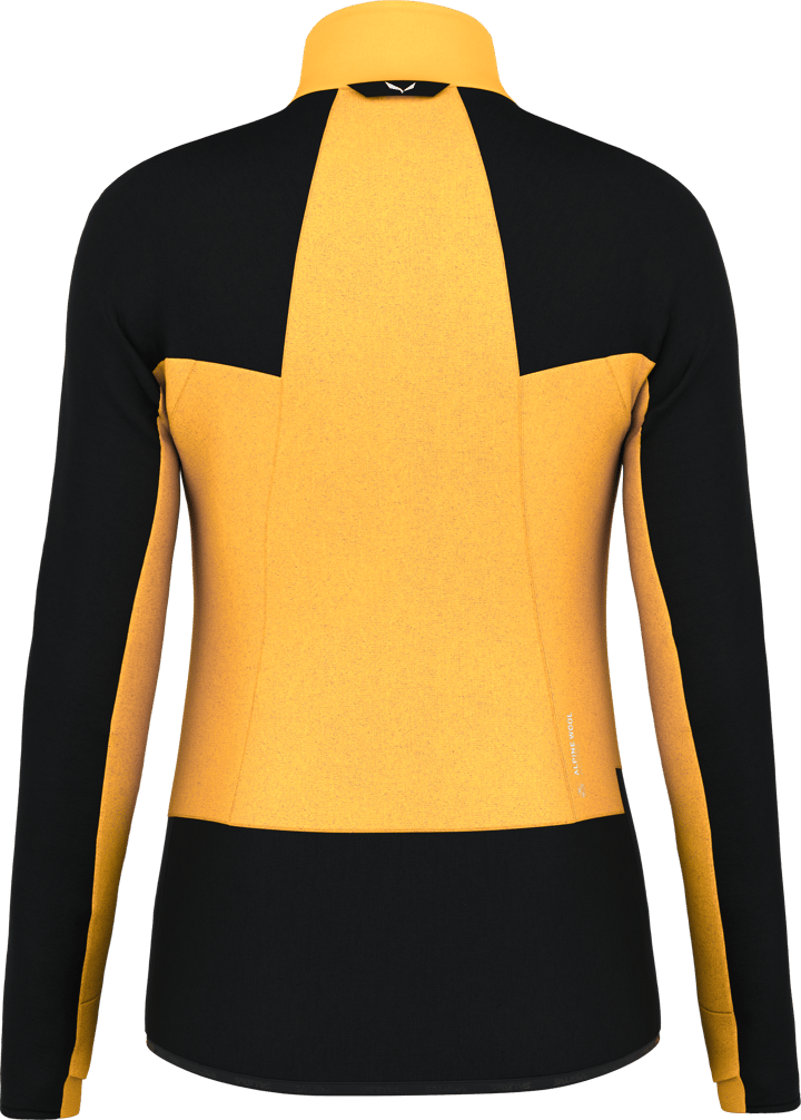 Women's Ortles Alpine Merino Jacket Yellow Gold Salewa