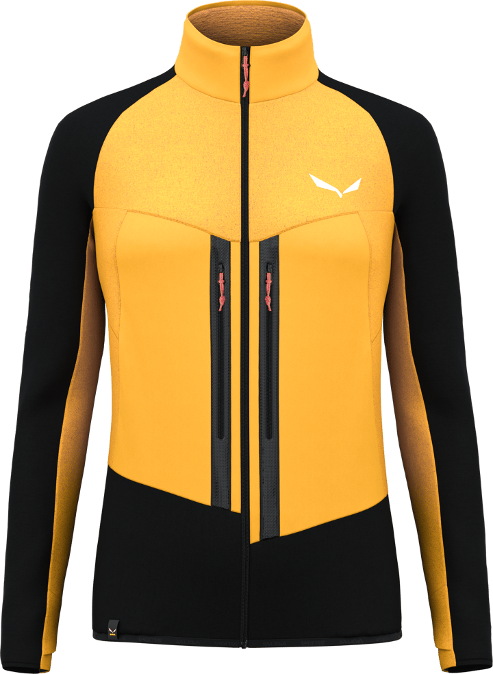 Women's Ortles Alpine Merino Jacket Yellow Gold Salewa
