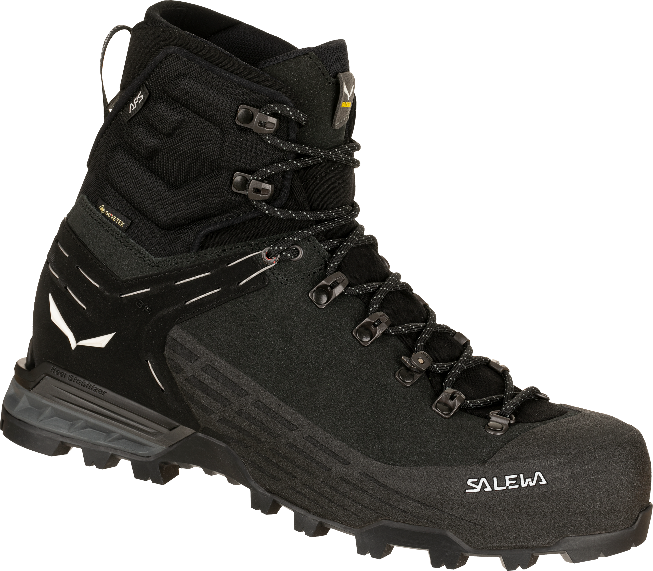 Salewa Women's Ortles Ascent Mid GORE-TEX Boot Black 36.5, Black