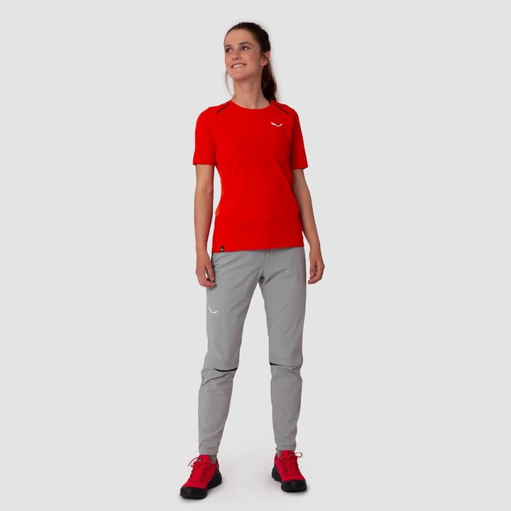 Women's Pedroc Dry Hybrid T-Shirt Flame Salewa