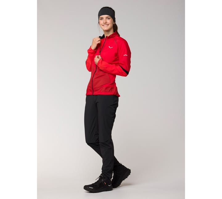 Salewa Women's Pedroc Pro Polartec Alpha Jacket Red Flame Salewa