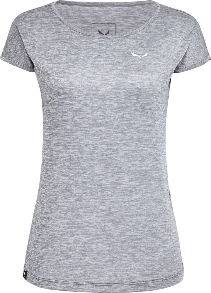 Women's Puez Melange Dry T-Shirt Quiet Shade Melange Salewa