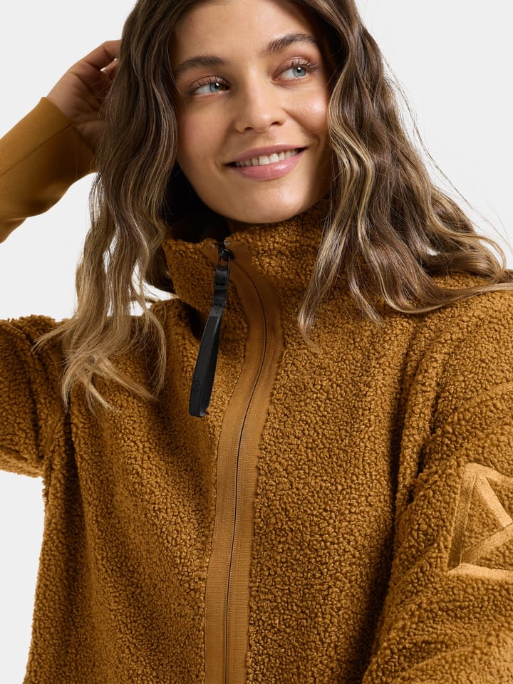 Didriksons Women's Sally Full Zip 2 Spice Brown Didriksons