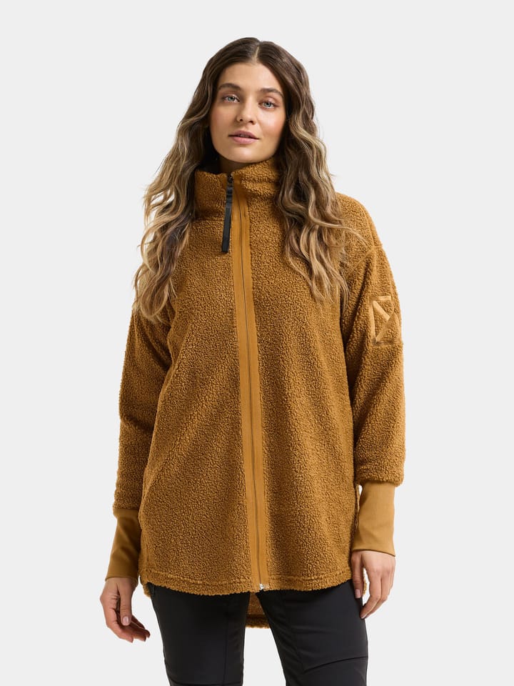Didriksons Women's Sally Full Zip 2 Spice Brown Didriksons