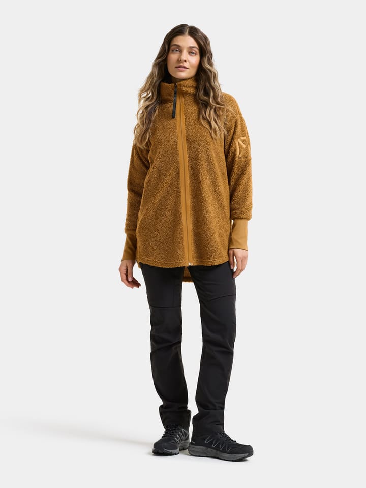 Didriksons Women's Sally Full Zip 2 Spice Brown Didriksons