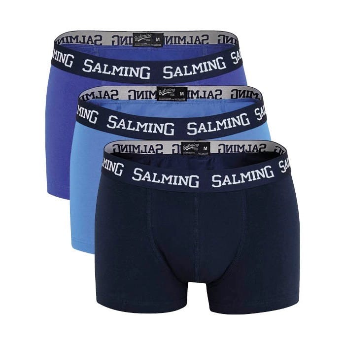 Salming Men's Abisko Boxer 3-pack Blue/Light Blue/Navy
