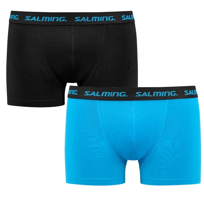 Salming Freeland boxer 2-pack Black/Blue Salming Salming Freeland boxer 2-pack Black/Blue Salming