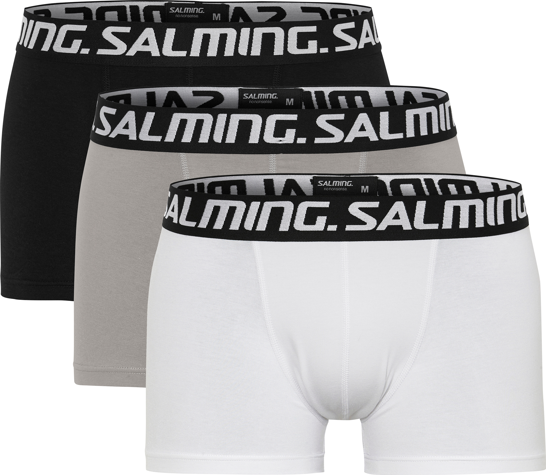 Men's Sam 3-Pack Boxer White/Zinc/Black