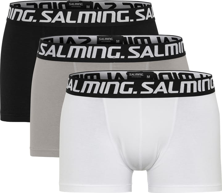 Salming Men's Sam 3-Pack Boxer White/Zinc/Black Salming