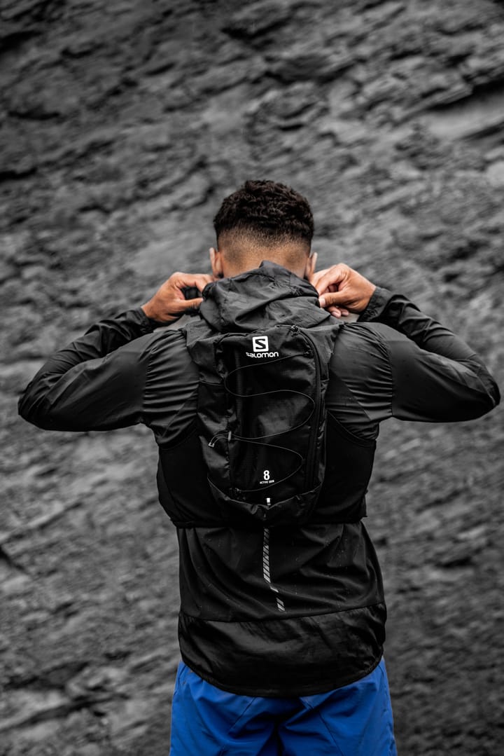 Salomon Active Skin 8 With Flasks Black/Black Salomon