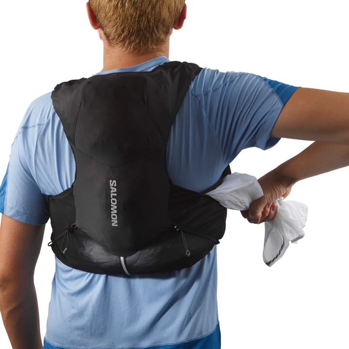 Salomon Adv Skin 5 With Flasks Black/Ebony Salomon Salomon Adv Skin 5 With Flasks Black/Ebony Salomon