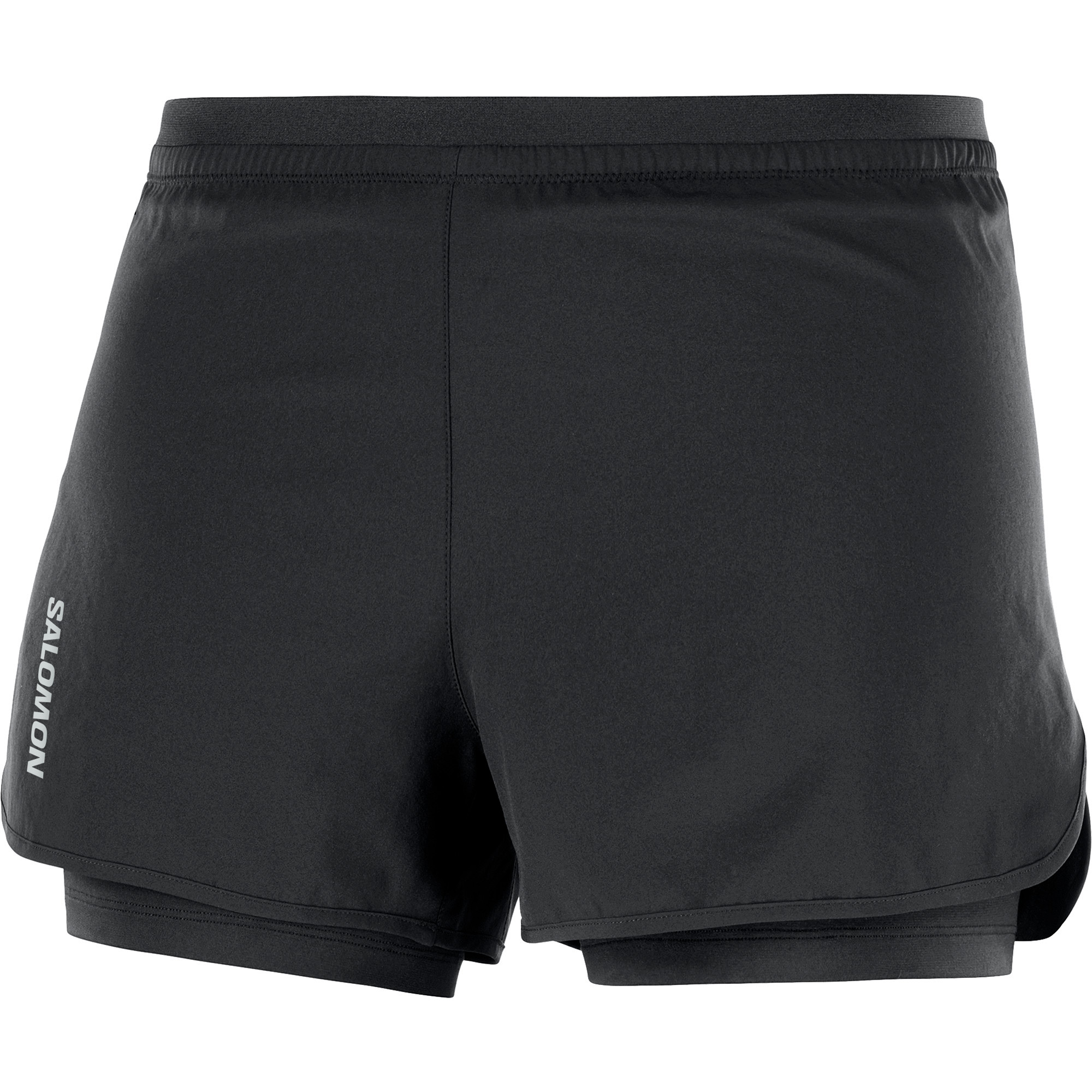 Women's Cross 2in1 Shorts DEEP BLACK/