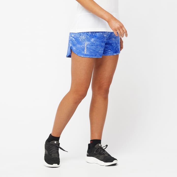 Women's Cross 3'' Shorts Chambray Blue/Surf The Web/Ao Salomon