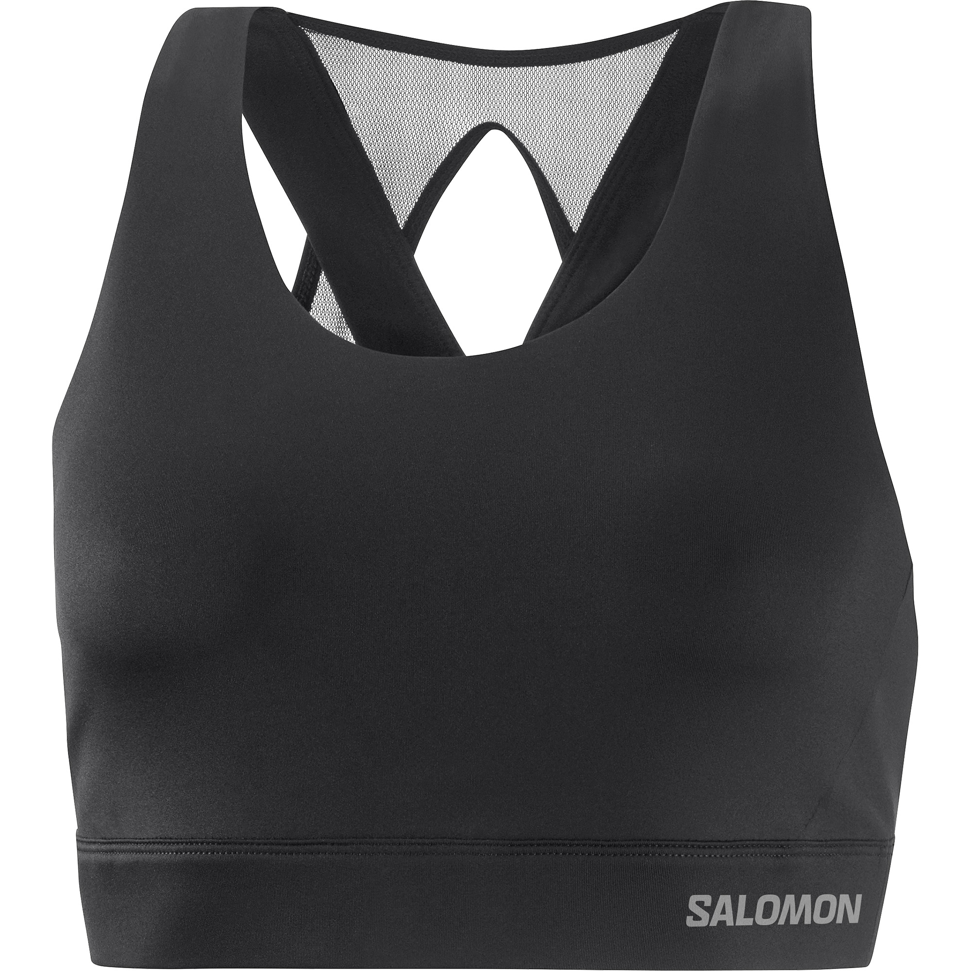Salomon Women's Cross Run Sports Bra Deep Black