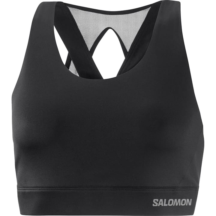 Salomon Women's Cross Run Sports Bra Deep Black Salomon